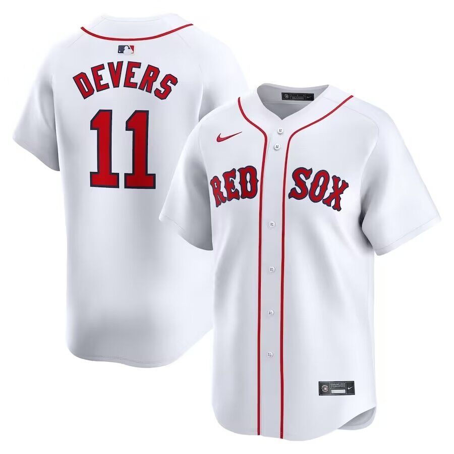 Men Boston Red Sox #11 Devers white Game 2024 Nike MLB Jersey